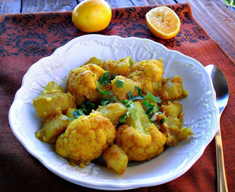 Krompir i karfiol na indijski način - Aloo Gobi