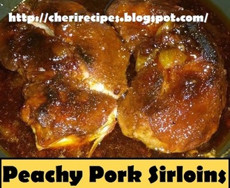 Peachy Pork Sirloins