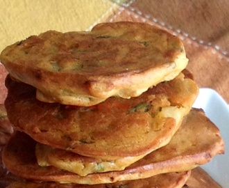 Baked Indian mixed vegetable Fritters / Bhajiyas / Pakodas…