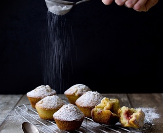 Pečené koblihové muffiny