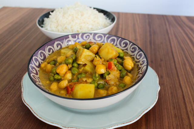 Vegansk currygryta- middag på 30 min