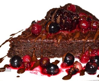 Zdravý čokoládový koláč bez múky