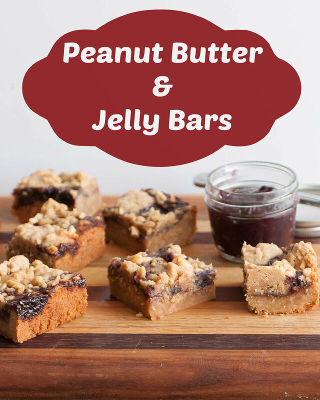 Peanut Butter and Jelly Bars & a Virtual Baby Shower
