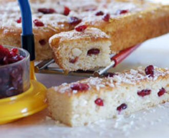 Cranberry and White Chocolate Squares Recipe