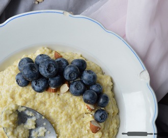 süßes Hirse Risotto mit Blaubeeren / Blueberry Millet Risotto Recipe