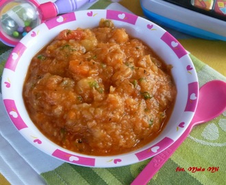 Zupka pomidorowa z ziemniakami dla dzieci