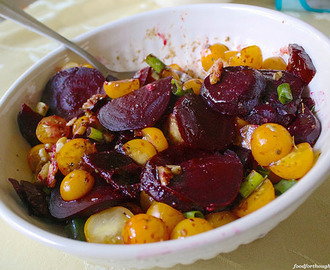 Cherry Tomato and Roasted Beet Salad