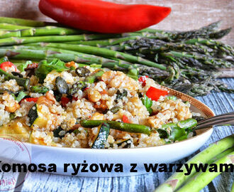Komosa ryżowa z warzywami