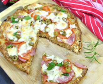 Dietetyczna pizza na otrębowym spodzie (223 kcal)