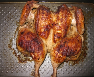 „Grilované“ kuře alla Diavola – ďábelsky šťavnaté kuře, a letní mix (ne)obvyklých listových salátů