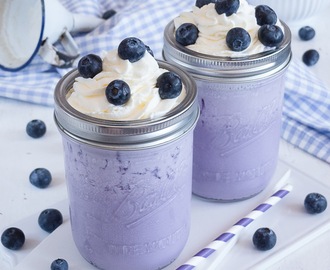 Blueberry Ice Cream Milk Shake
