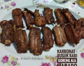 Resep Karbonat -  Rusuk babi goreng ala Manado