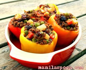 Stuffed Bell Peppers (Pinoy Style)