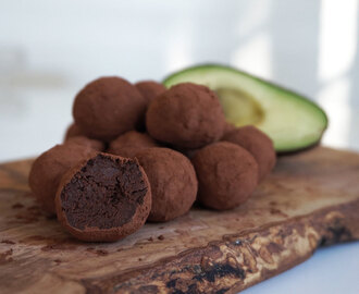 Chokladbollar med avokado