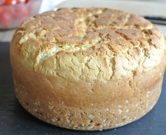 Schnelles Brot im Topf gebacken mit Olivenöl, ohne gehen, ohne kneten, auch für Thermomix