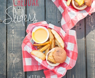 BBQ Apple Cheddar Sliders & Cheese Fries – perfect for budget friendly meals
