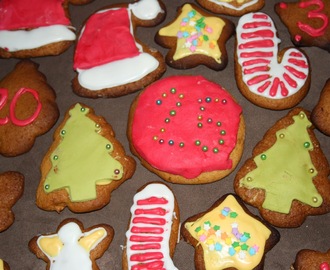 Advent Calendar Christmas Decoration Cookies