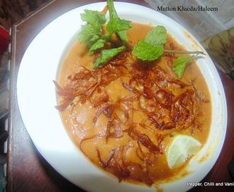 Mutton Khicda/Haleem with Coconut Milk