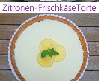 Zitronen-Frischkäse-Torte low carb