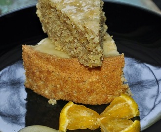 Almond Orange Cake with Orange glaze