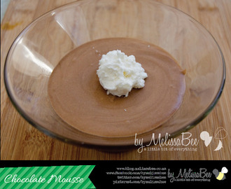 Easy Eggless Chocolate Mousse | MelissaBee Recipes
