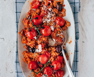 Quinoa risotto met tomaat recept - Uit Pauline