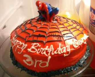 Spider Man Cake for Birthday Boy!