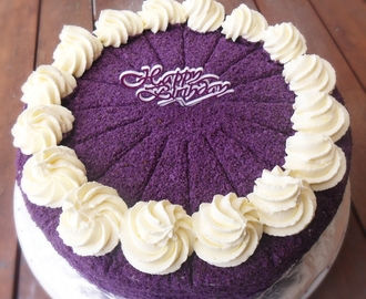 Ube (Purple Yam) Macapuno Cake...Revisited