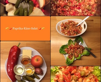 ALL IN & LOW CARB: Leichter Paprika-Käse-Salat … ruckzuck gemacht, frisch & lecker