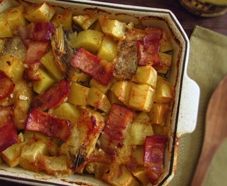 Cod in the oven with bacon and honey | Food From Portugal