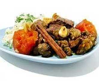Marockansk köttgryta med kanel och couscous