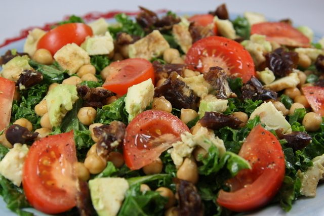 Kale, Date and Nut Salad