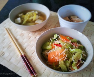 Kuchnia Japonii + sałatka z makaronem ryżowym