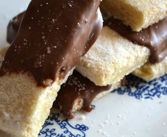 Chocolate Dipped Shortbread Fingers