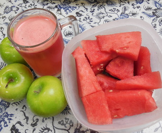 The Juice Experiment #4: Watermelon and Green Apple Juice