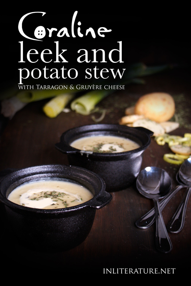 Leek & Potato Stew with Tarragon & Gruyère cheese | Coraline