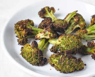 Oven Roasted Broccoli with Mixed Herbs & Indian Spices