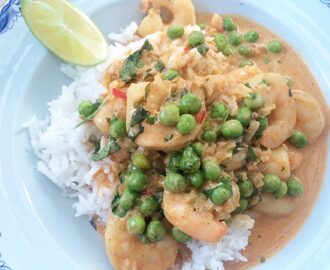 Scampi thai curry special