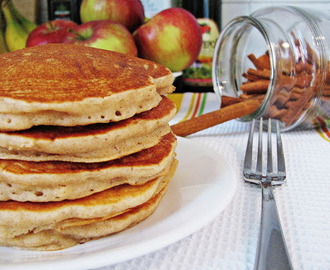 Pancakes pommes-millet sans gluten/Gluten free apple-millet pancakes