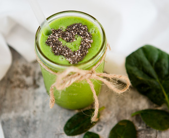 Grüner Smoothie mit Spinat, Mango und Melone – Smoothietime