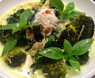 Chicken, broccoli & spinach bowl