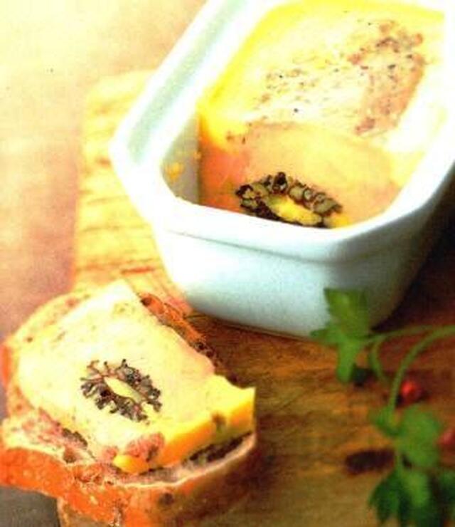 Terrine de foie gras aux morilles