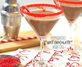 Peppermint “Hot Chocolate” Martini