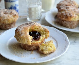 Baked Jam Doughnut Muffins for The Secret Recipe Club