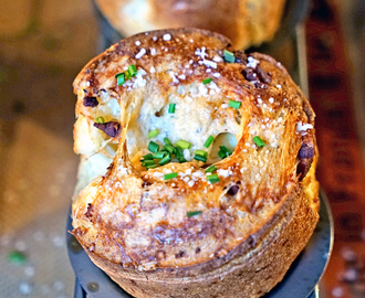 Pancetta Parmesan and Black Pepper Popovers