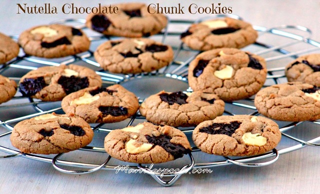 Nutella Chocolate Chunk Cookies