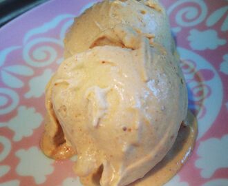 Ice Cream Banane Beurre de Cacahuète (sans sorbetière)