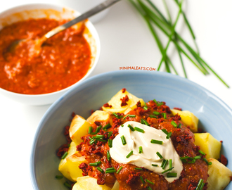 Vegan Mexican Style Potatoes with Chorizo