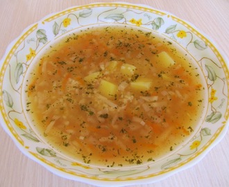 Овощной суп с пшеном по системе 5 элементов в мультиварке