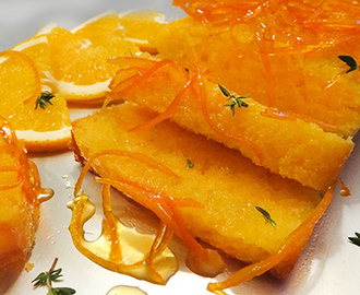 Солнечный кекс: полента и апельсины (Sunny Polenta Cake with Orange)